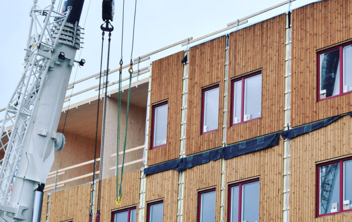 Trästomme, vårdboende, Falun, ByggPartner, partnering