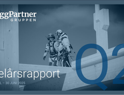 Se presentationen av ByggPartnerGruppens Q2-rapport