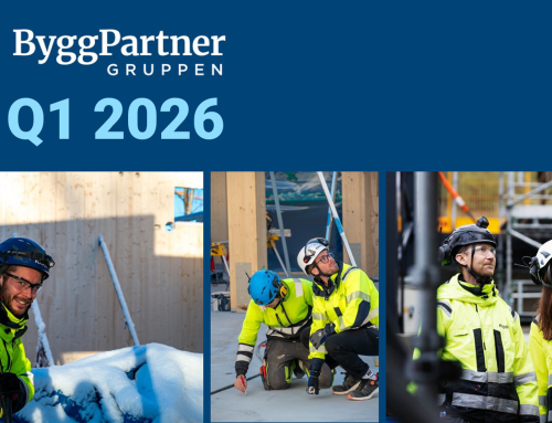 ByggPartnerGruppen inleder 2026 med en stark Q1-rapport